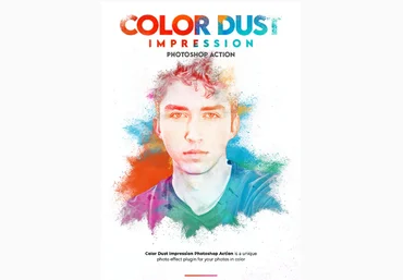 Graphicriver Color Dust Impression Photoshop Action 2020 слив