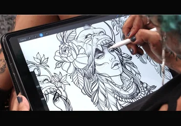 Domestika Tania Maia - Дизайн и иллюстрация татуировок в Procreate 2020 слив