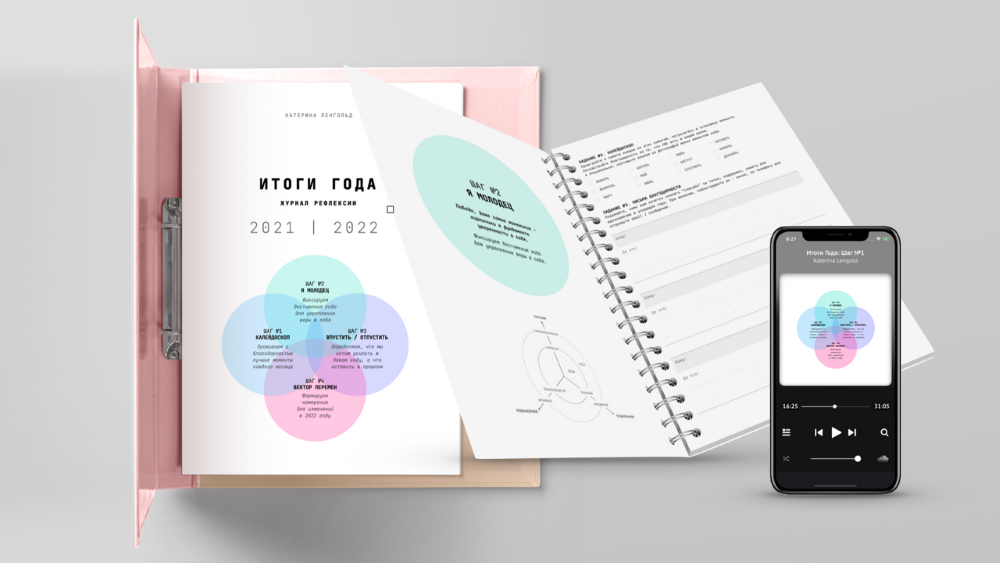 Катерина Ленгольд Воркбук + аудиогайд для рефлексии 2021/2022 слив курса