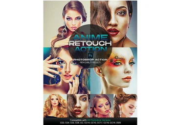 Graphicriver Anime Photo Retouch Photoshop Action 2020 слив