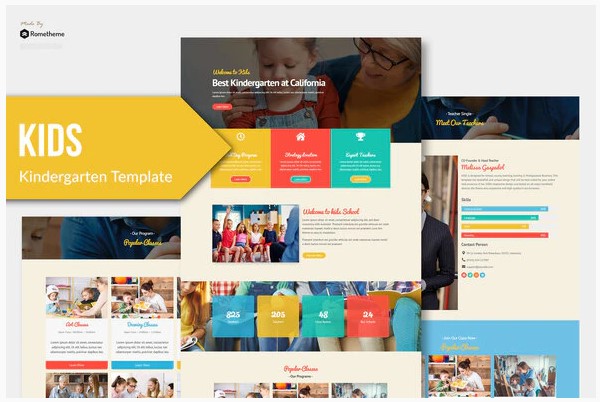 Themeforest Kids - Kindergarten & Child Care Elementor Template Kit слив курса