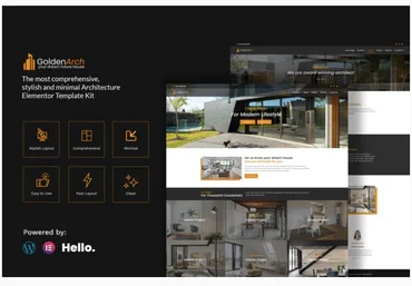 Themeforest GoldenArch - Real Estate Elementor Template Kit слив