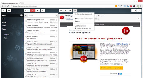 PHP Webmail с хорошим UI - RainLoop слив курса