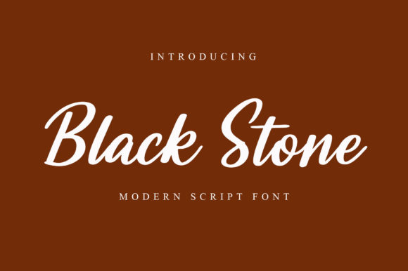 Creativefabrica Black Stone Font 2021 слив курса