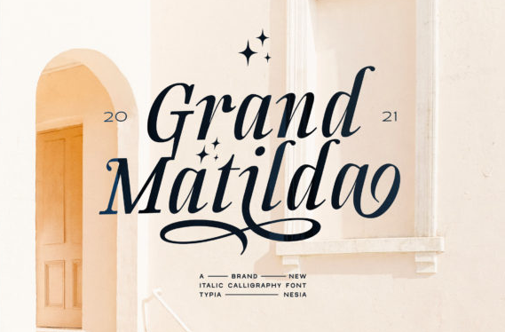 Creativefabrica Grand Matilda Font 2021 слив курса