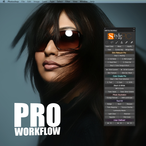 StyleMyPic PRO WORKFLOW - Панель и экшены для ретуши слив курса