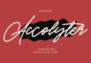 Creativefabrica Accolyter Font 2021 слив