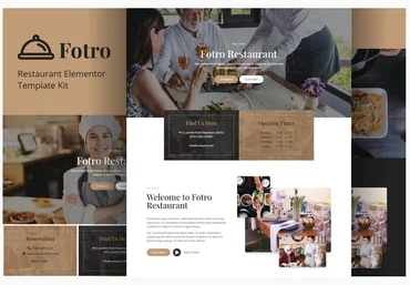 Themeforest Fotro - Food & Restaurant Elementor Template Kit слив