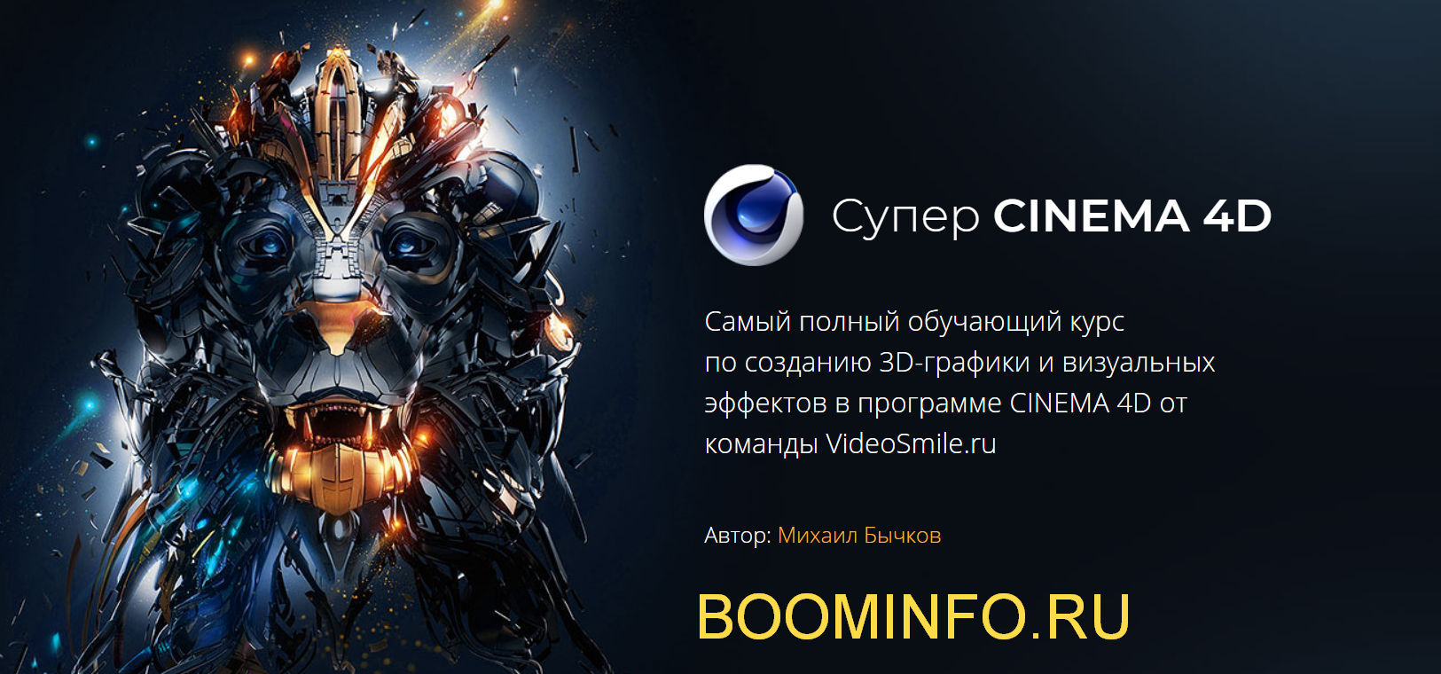 Михаил Бычков VideoSmile - Супер CINEMA 4D слив курса