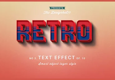 Graphicriver Retro text effect 2019 слив
