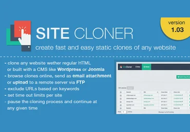 SiteCloner - Делаем клон или копию любого сайта слив