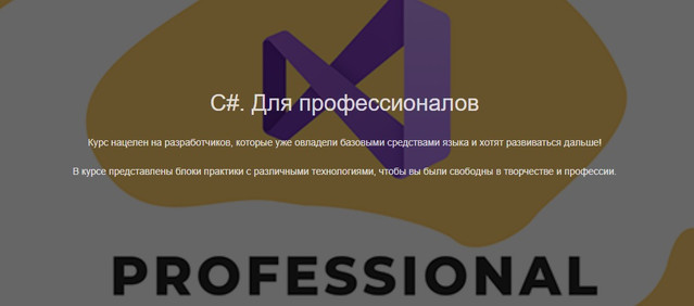 Роман Сакутин ЯЮНИОР C#. Для профессионалов 2021 слив курса