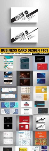 Business Card Design #109 - 25 Vector слив курса