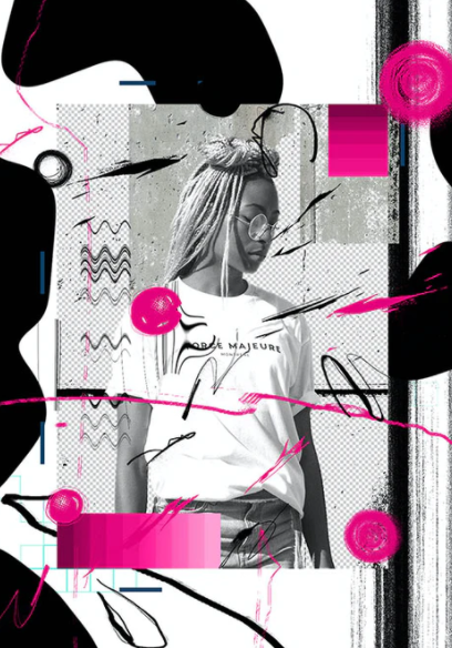 Graphicriver Fuzzy Collage Photoshop Action 2021 слив курса