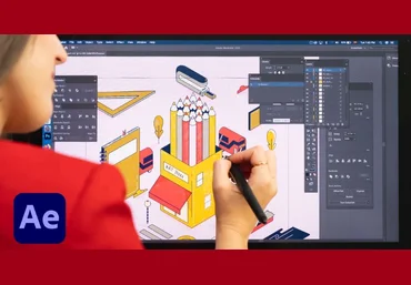 Domestika Ana Pérez López — Изометрическая анимация с помощью Illustrator и After Effects 2024 слив
