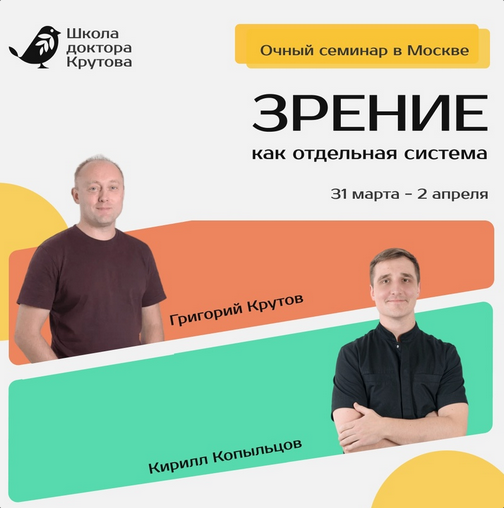 Григорий Крутов, Кирилл Копыльцов Зрение как отдельная система 2023 слив курса