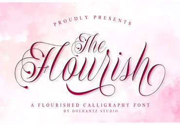 Creativefabrica The Flourish Font 2021 слив