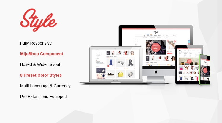 Smartaddons SJ Style v1.3.0 - шаблон Joomla для электронной коммерции слив курса