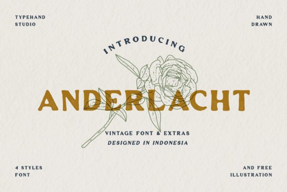 Creativefabrica Anderlacht Font 2021 слив курса