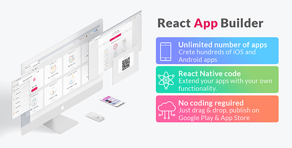 codecanyon React App Builder - конструктор мобильных приложений слив курса