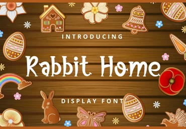 Creativefabrica Rabbit Home Font слив