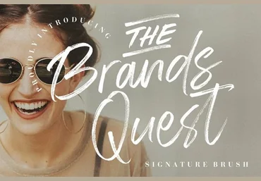 Fontbundles The Brands Quest Signature Brush Font слив
