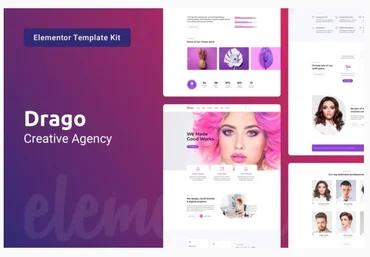 Themeforest Drago - Creative Digital Agency Elementor Template Kit слив