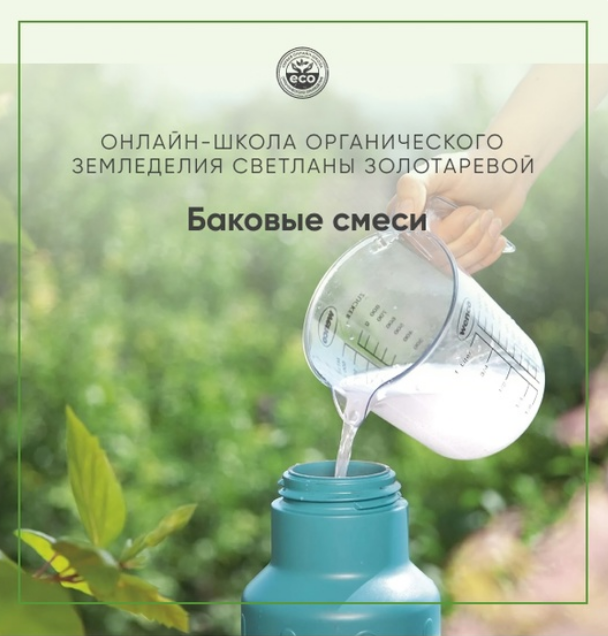 Светлана Золотарёва Баковые смеси. Методичка 2025 слив курса