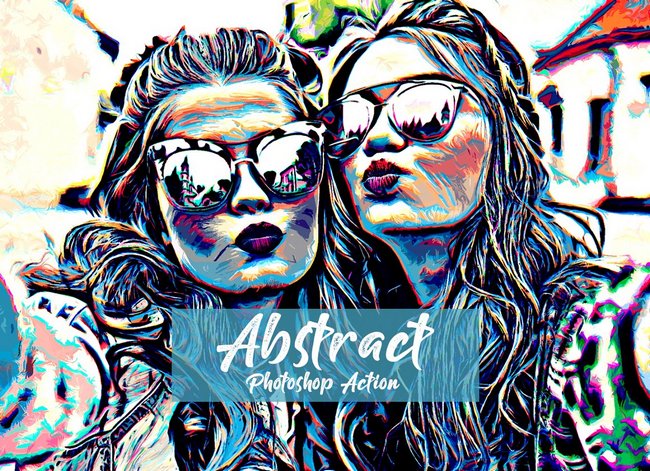 Creativemarket Abstract Photoshop Action 2020 слив курса