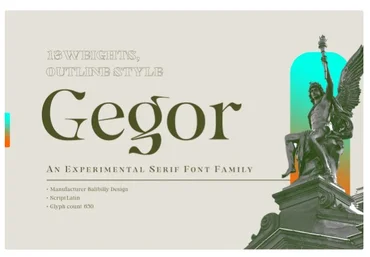Creativemarket Gegor Font 2021 слив