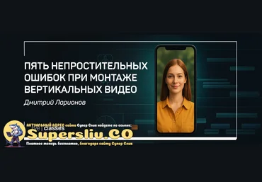 liveclasses Дмитрий Ларионов ― Пять непростительных ошибок при монтаже вертикальных видео 2025 скачать слив