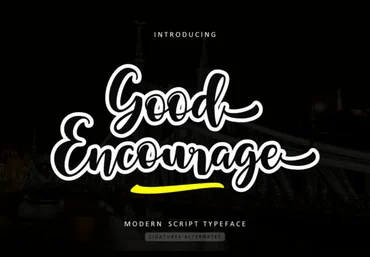 Creativefabrica Good Encourage Font слив