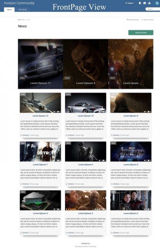 Invision Community Pages Legend News 2.0.0 - шаблоны статей IPS Pages слив курса