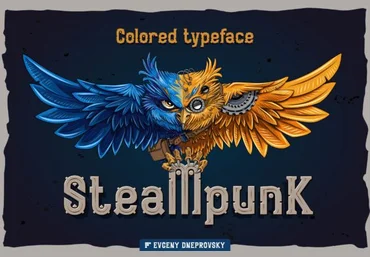 Creativefabrica Steampunk Font слив