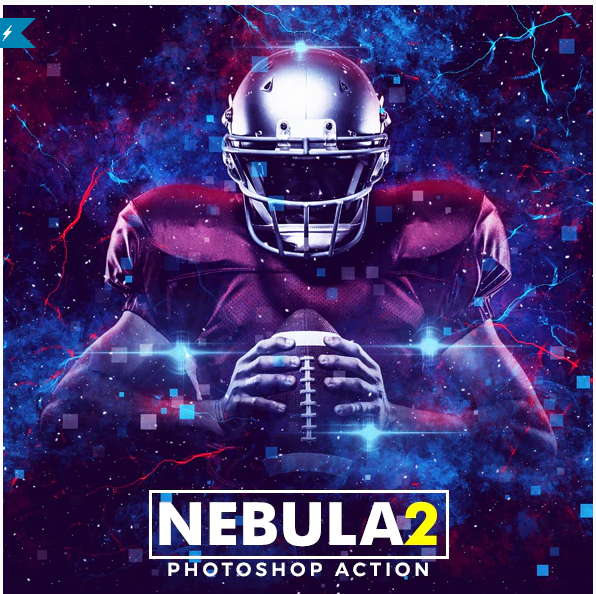 Graphicriver Nebula 2 Photoshop Action 2020 слив курса