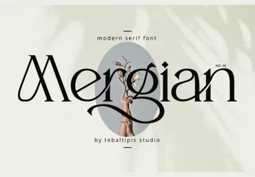 Fontbundles Mergian - Modern Serif 2022 слив
