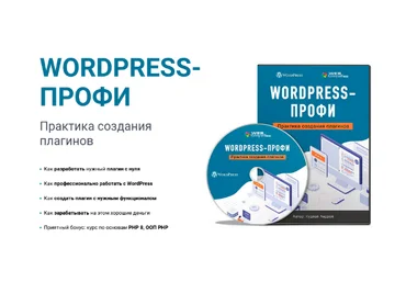 webformyself «WordPress-Профи. Практика создания плагинов» 2022 слив