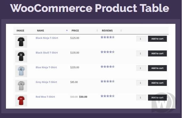Barn2 WooCommerce Product Table v2.7 NULLED - таблица товаров WordPress слив курса