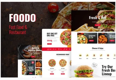 Themeforest Foodo - Fast Food & Pizza Elementor Templates слив