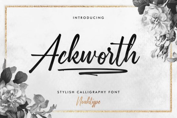 Creativefabrica Ackworth Font 2021 слив курса