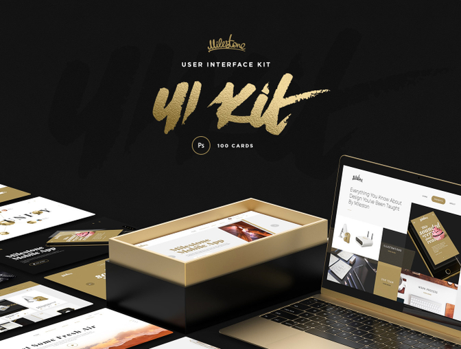UI8 Milestone UI Kit слив курса