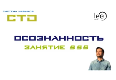 Lee СТО «Осознанность» Занятие №555 от 29.08.2020 слив
