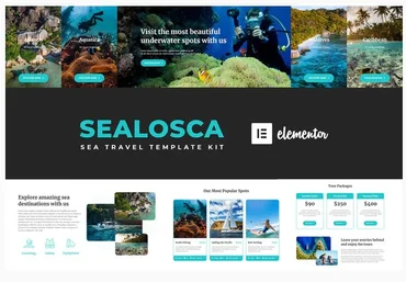 Themeforest Sealosca - Sea Adventure Travel Template Kit слив