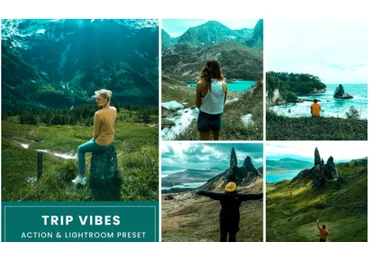 Elements.Envato Trip Vibes Action & Lightrom Presets 2021 слив