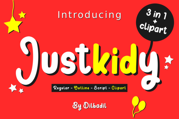 Creativefabrica Justkidy Font слив курса