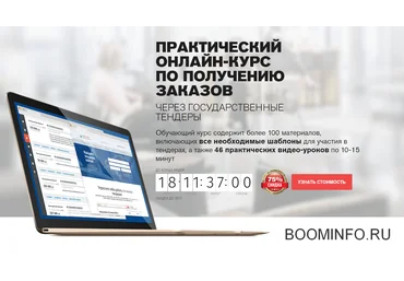 Рустендер Получение заказов через государственные тендеры 2018 слив