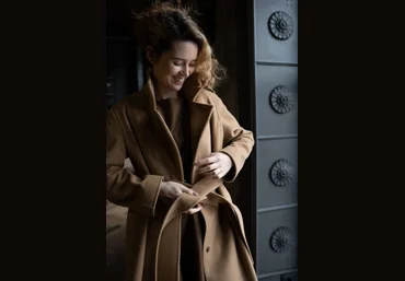 Кристина Юсупова Пальто Ornella M. Размер 44. Рост 168-172 2022 слив