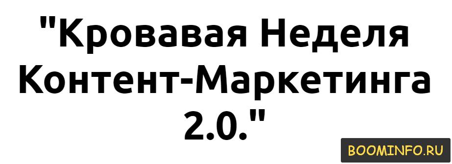 Контент Маркетинг 2.0 Акуле плевать слив курса
