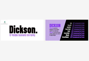 Myfonts Dickson Font Family 2022 слив