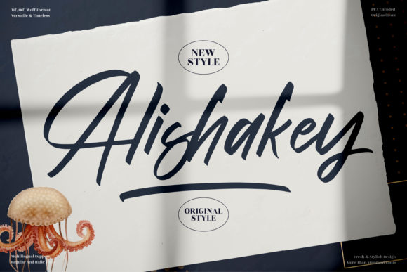 Creativefabrica Alishakey Font 2021 слив курса